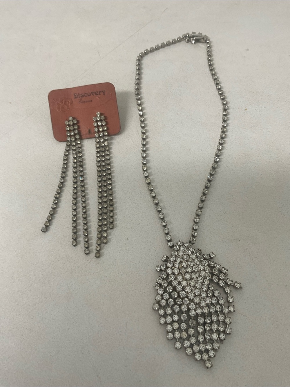 Discovery of California necklace and earrings